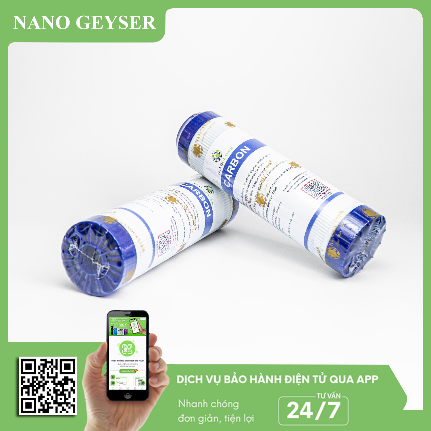 Lõi Carbon Nano Geyser