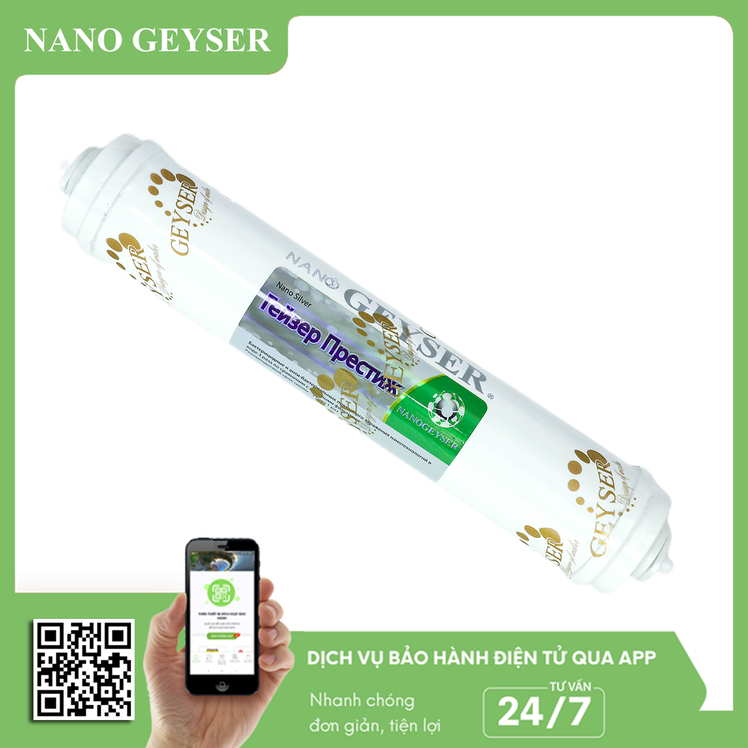 Lõi Nanosilver Nano Geyser