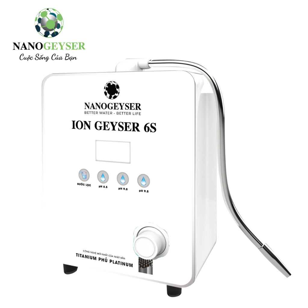 Trắng - Cho nguồn nước gặp phải các vấn đề đặc thù như cặn canxi, axit cao